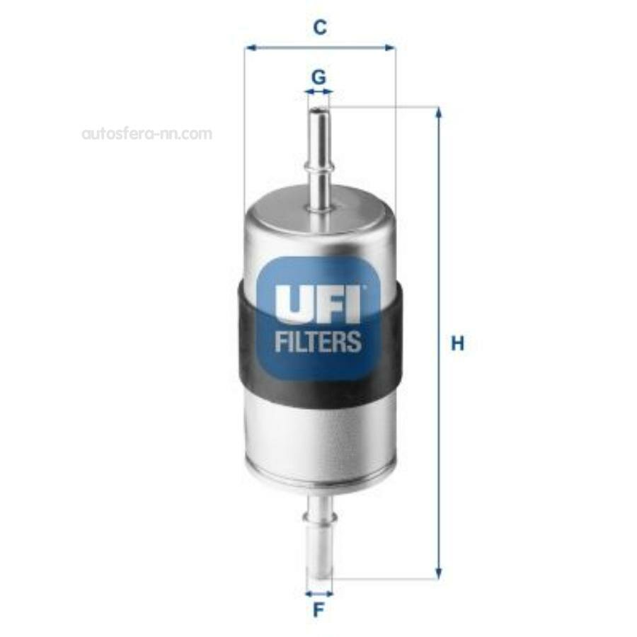 Фильтр топливный Ufi 3194400 для Volvo XC90 II