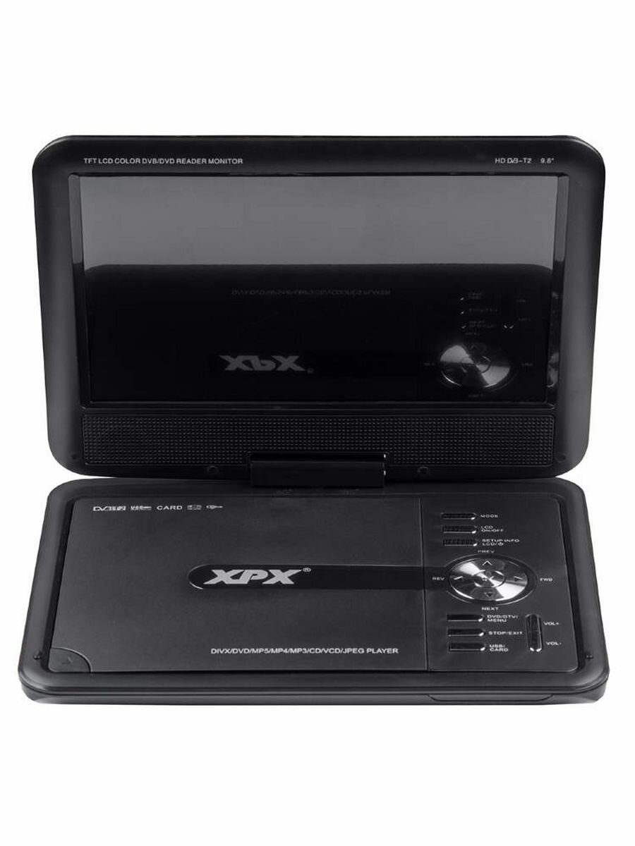 Портативный DVD плеер XPX EA-9099L с TV тюнером 9.8"