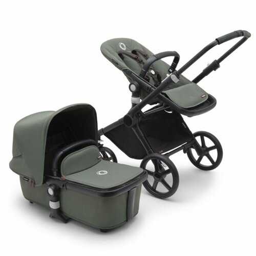 фото Коляска 2в1 bugaboo fox cub complete black/forest green-forest green 100175049