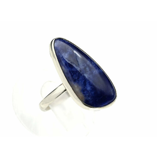 Кольцо Радуга Камня, содалит, размер 18, синий кольцо радуга камня содалит размер 18 синий