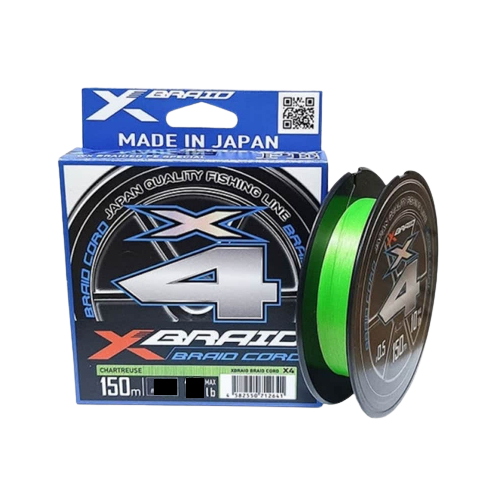 YGK, Шнур X-Braid Braid Cord X4, 150м, 0.270мм, 16кг, 2.5, 35lb