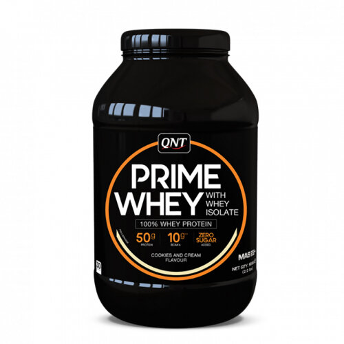 Протеин Qnt PRIME WHEY Прайм Вэй со вкусом печенье и крем 908 гр