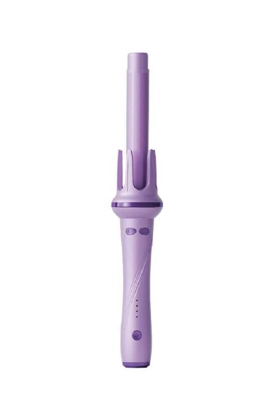 Керамические автоматические щипцы для волос, фиолетовый - фотография № 6