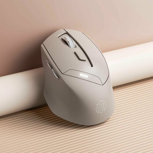 Светлая бесшумная беспроводная мышка для компьютера со встроенным аккумулятором 1594₽