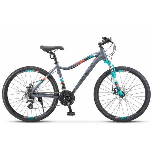 Велосипед взрослый STELS Miss-6100 MD 26 V030 Синий/Серый (LU087753 LU095023 17)
