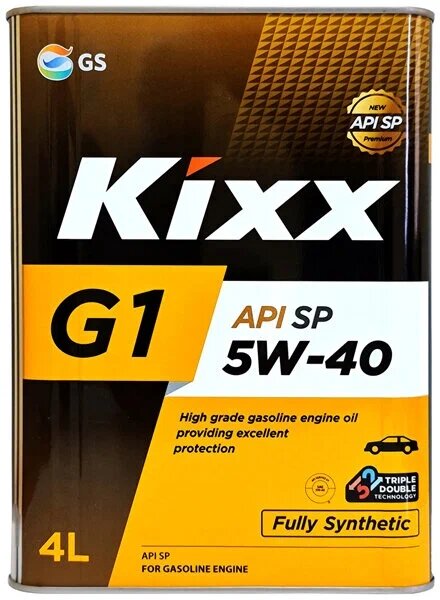 Kixx G1 SP 5W-40, 4 л (Юж. корея, оригинал!), 1 шт. Синтетическое моторное масло — фото 1