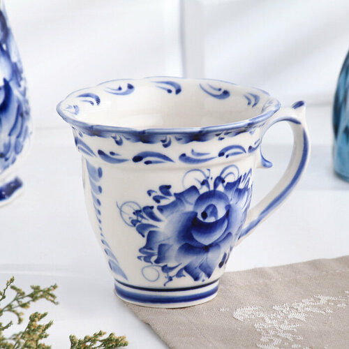 Чашка Мария 10 х 9 см гжель 1601₽