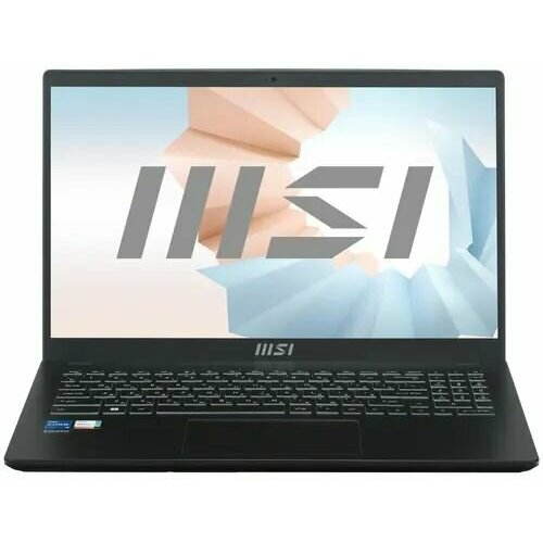 156 Ноутбук MSI Modern 15 B12M-209RU черный 10919800₽