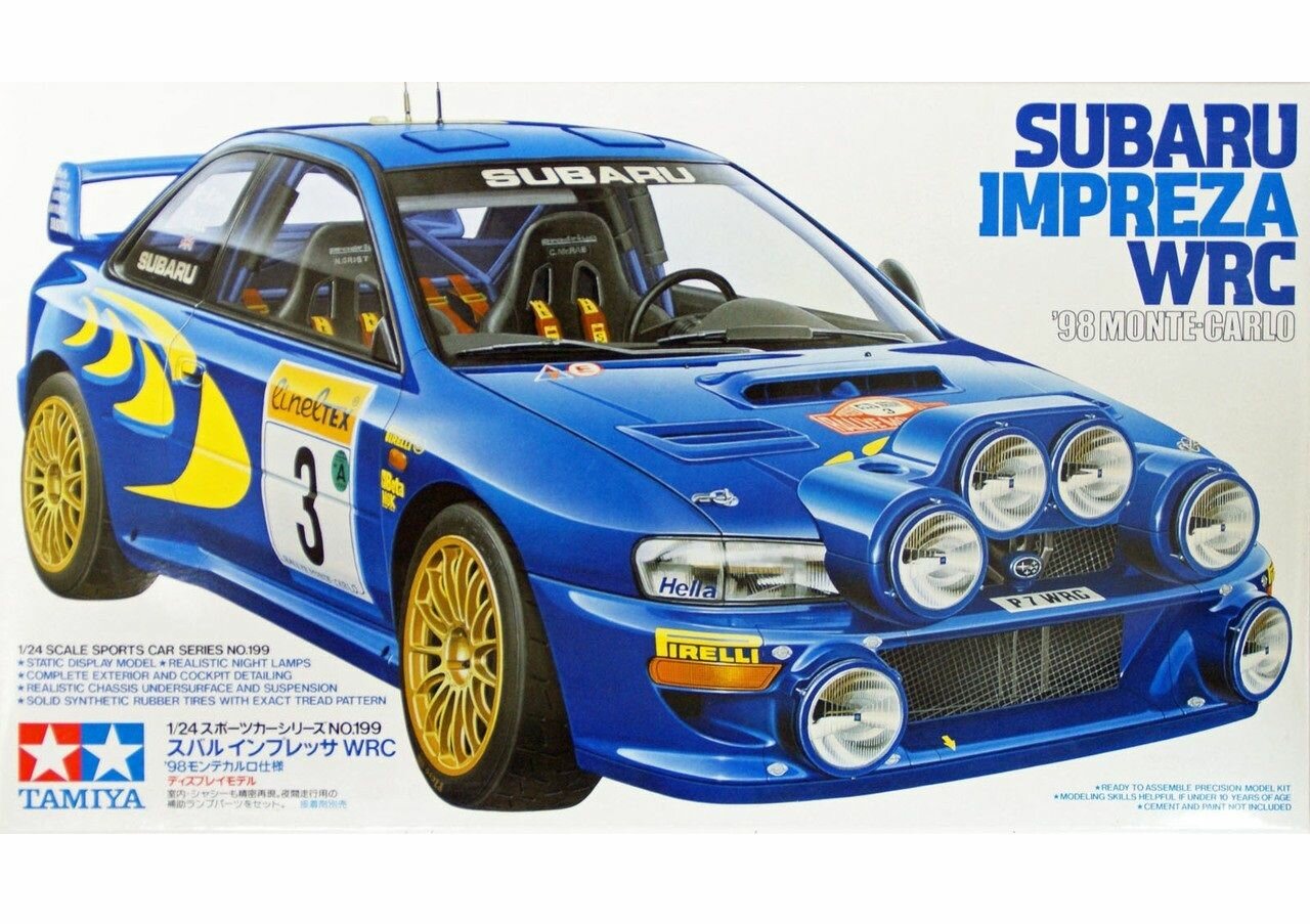 Сборная модель Subaru Impreza WRC '98 Monte-carlo — фото 1