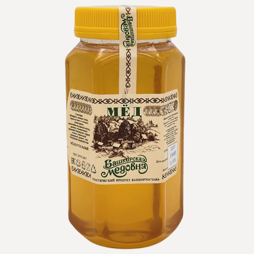 Изображение товара Мёд натуральный Башкирский донниковый "Башкирская медовня" 700 гр шестигранник