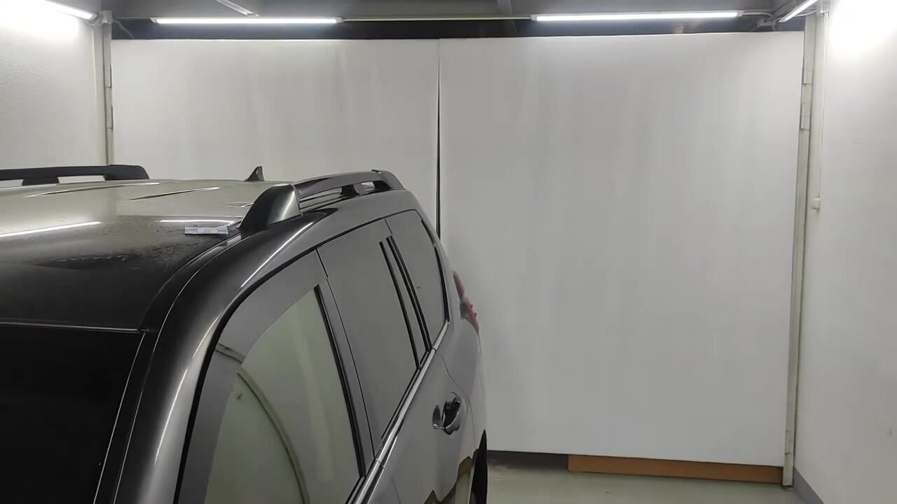2D дефлекторы с хромом для Toyota Land Cruiser Prado 150 (2009-2023) / Ветровики для Тойота Ланд Крузер Прадо 150. Комплект 6 шт. — фото 1