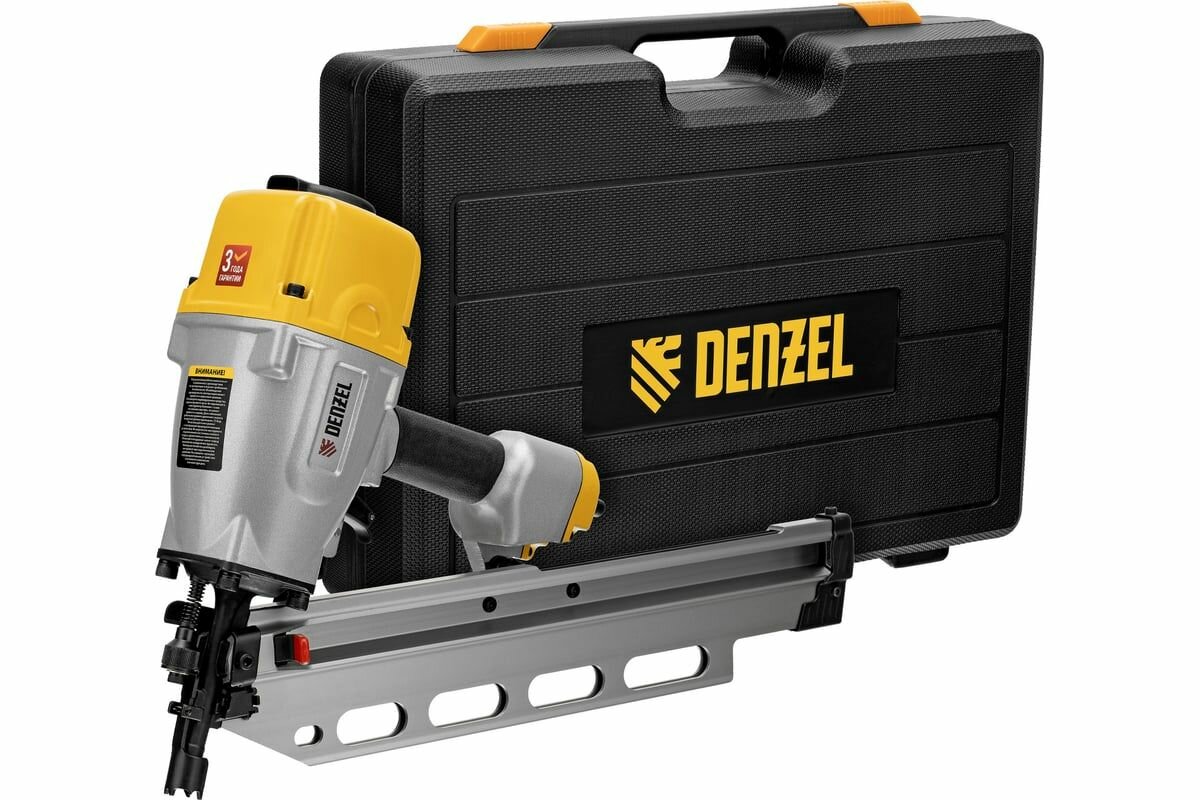 Нейлер пневматический PN2190 для гвоздей SN21 от 50 до 90 мм// Denzel
