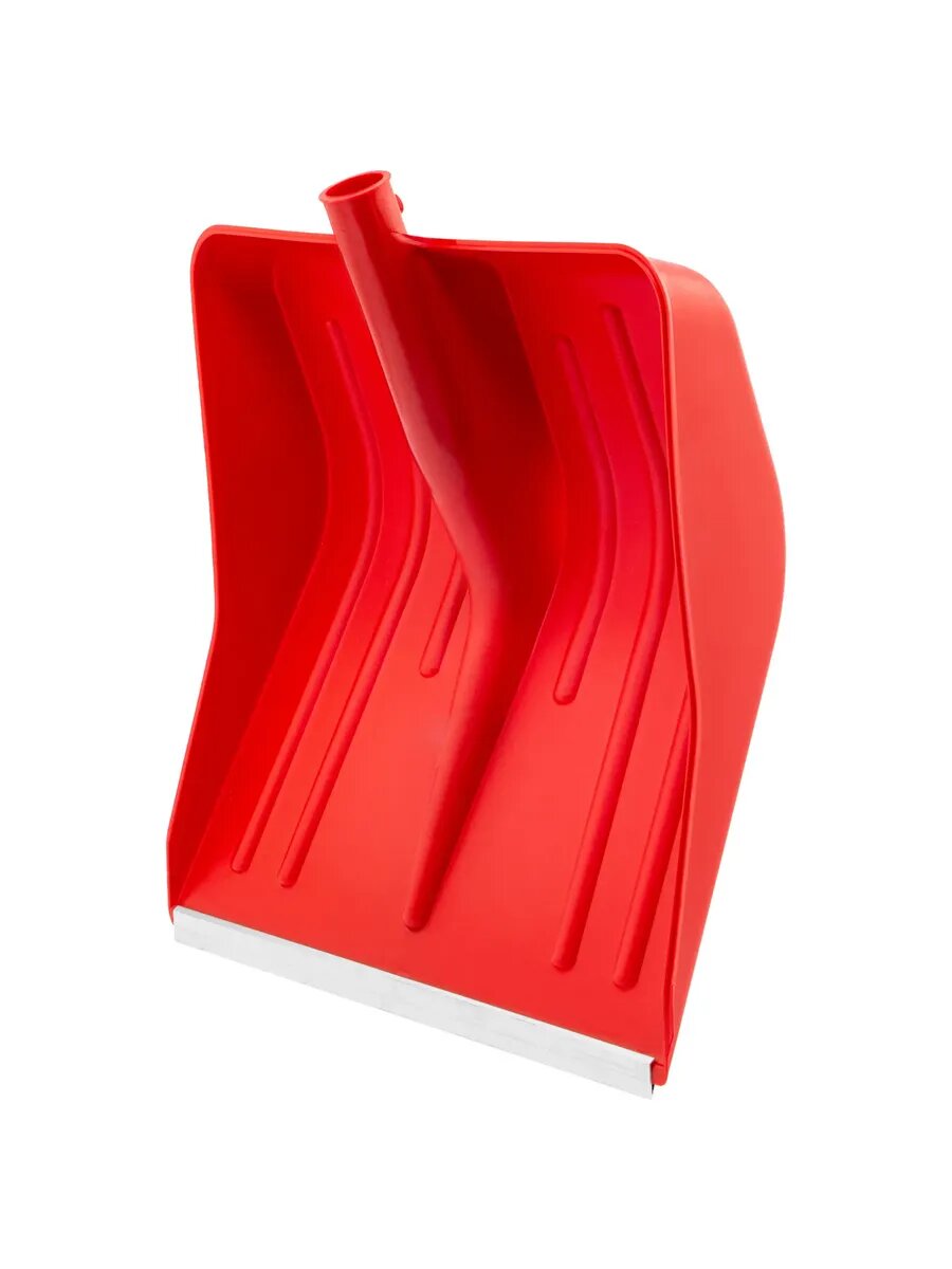 Полипропиленовая красная лопата без черенка СИБРТЕХ 61617