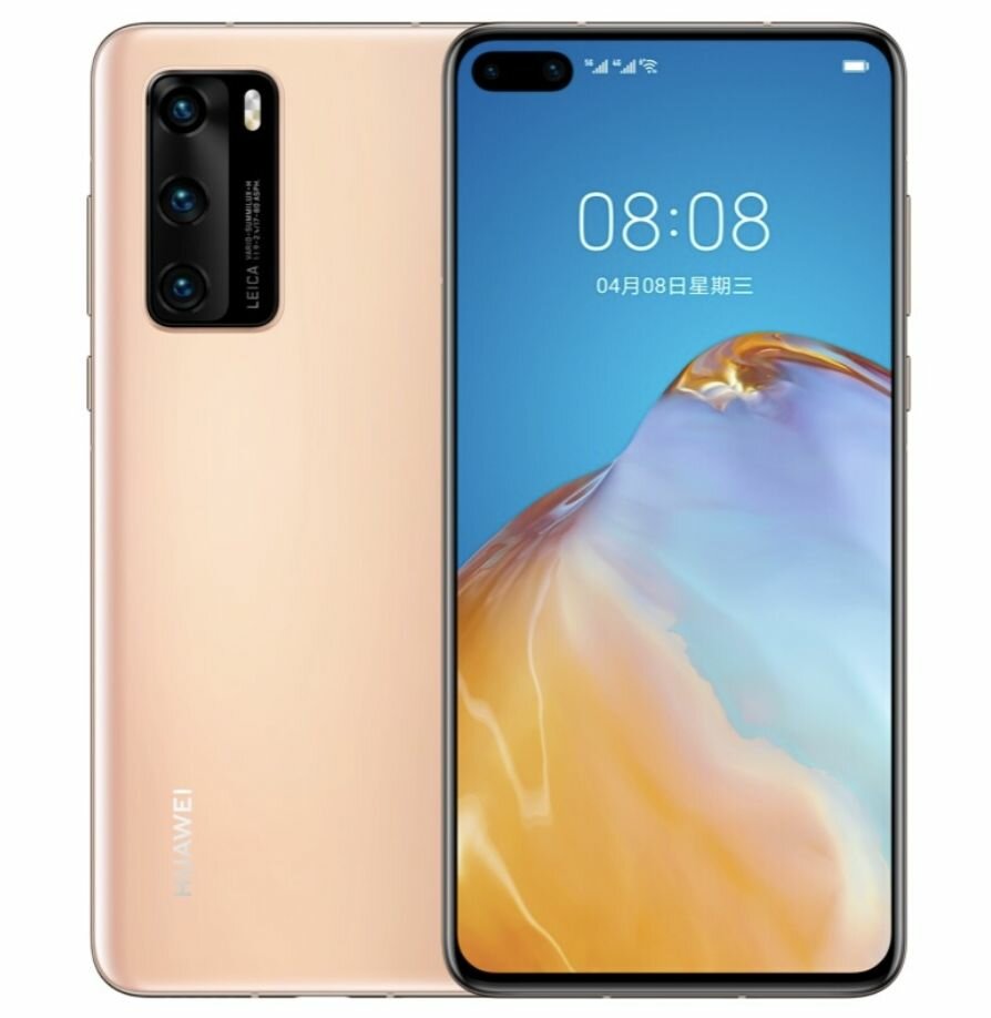 Huawei Смартфон P40 8/128 ГБ, золотой