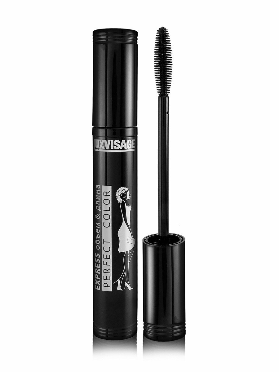 Тушь Perfect Color EXPRESS объем и длина, LUXVISAGE