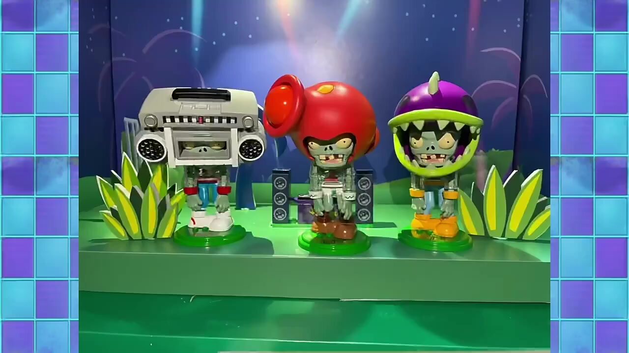 Фигурки Plants Vs. Zombies Chomper Rock Zombie Peashooter, F, Унисекс — фото 1
