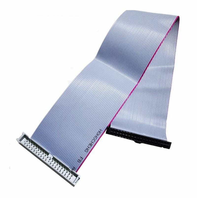 30 см гибкий плоский кабель для жесткого диска линия передачи данных 40-контактный ПК мужчина к женщине IDE разъем для ж