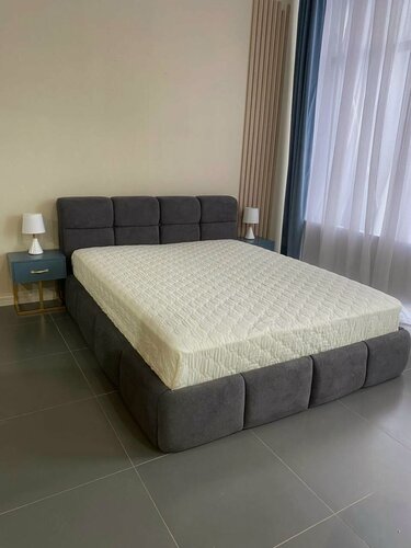 Изображение товара Кровать VIERO Марракеш, разборная, мягкое изголовье, 180х200 см, с ортопедическим основанием и подъемным механизмом