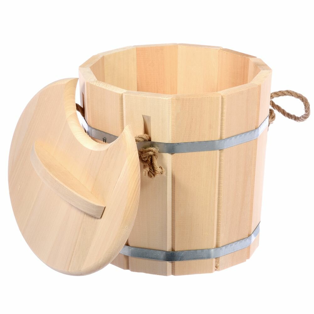 Запарник для бани 9 л  запарник с крышкой липа