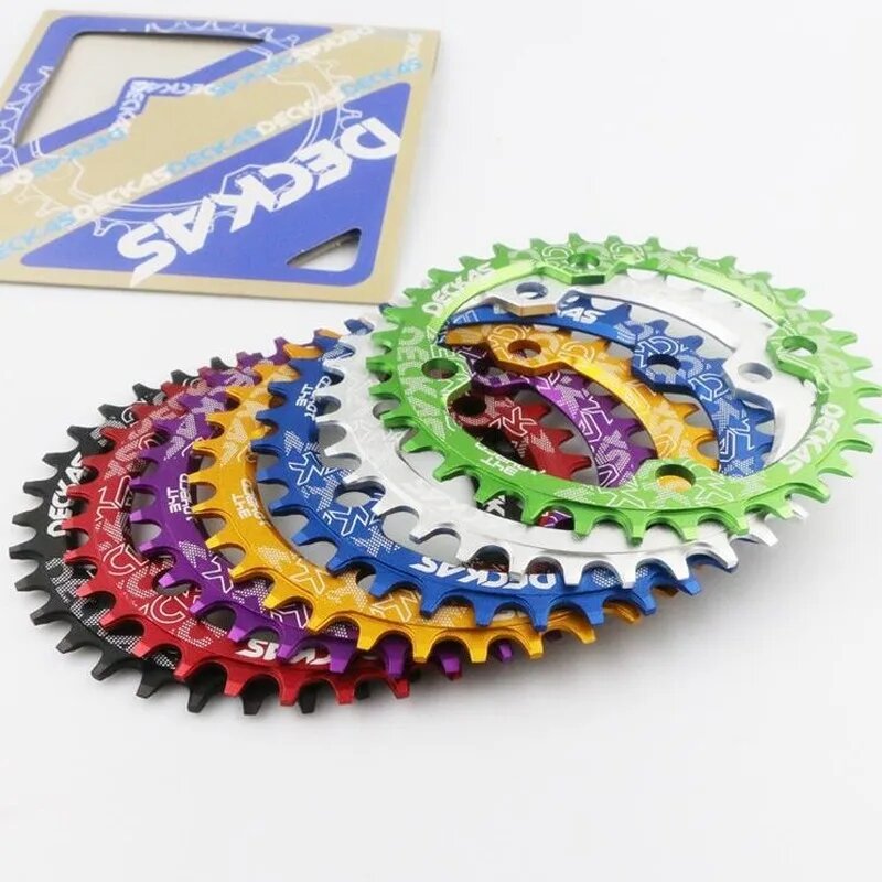 Звездочка Deckas 36T черная алюминиевая для MTB