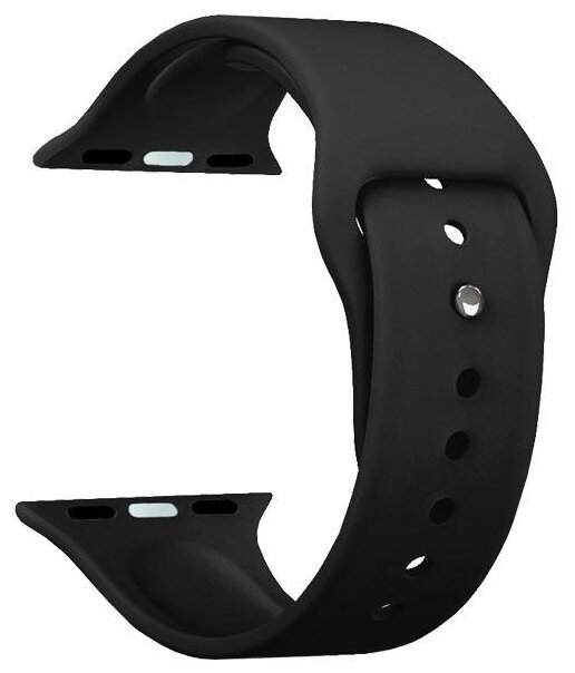 Ремешок для Apple Watch 38/40mm Deppa Band Silicone Black