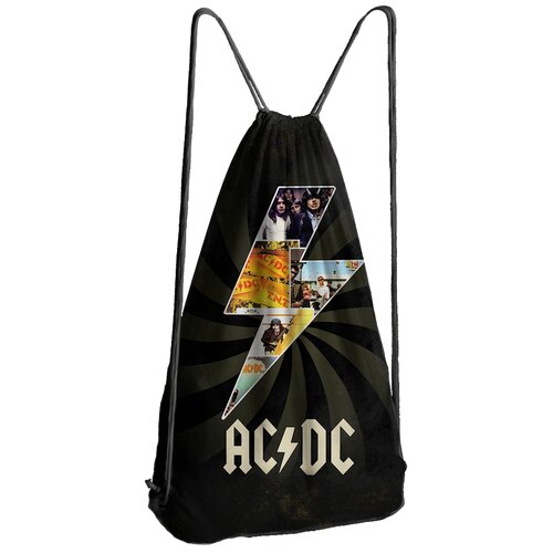 фото Сумка, рюкзак для сменной обуви ac/dc молния drabs