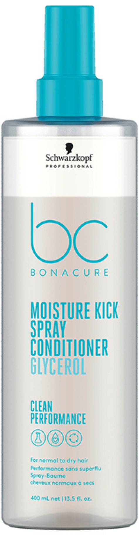 Schwarzkopf BC Moisture Kick Спрей-кондиционер Интенсивное Увлажнение (несмываемый), 400 мл