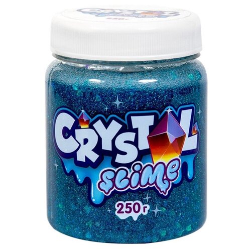 Игрушка Crystal slime, голубой, 250г