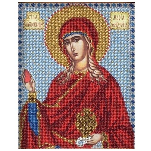 Купить Радуга бисера Набор для вышивания бисером Святая Мария 12 х 14.5 см (В-330)