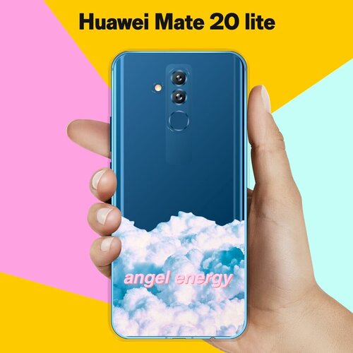 Силиконовый чехол на Huawei Mate 20 lite Angel / для Хуавей Мейт 20 Лайт силиконовый чехол на huawei mate 20 lite серый корги для хуавей мейт 20 лайт