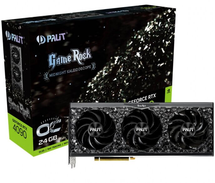 Видеокарта Palit GeForce RTX 4090 GameRock OC 24GB (NED4090S19SB-1020G), Retail