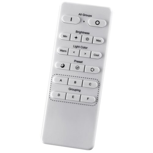 фото 358362 pult nt20 045 белый беспроводной пульт ду (2.4g) для арт. 358356-35836 novotech