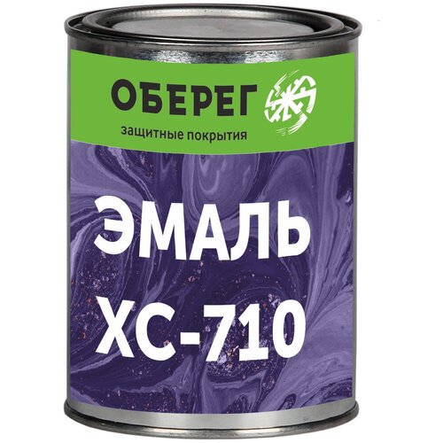 Эмаль химстойкая оберег PaintGuard ХС-710 белая 1л (0,8 кг)