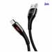 USAMS US-SJ347 Smart Power-off Micro Cable U-Tone series 2m black