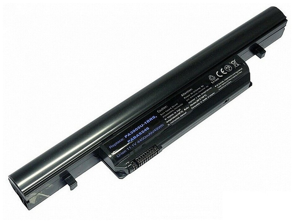 Аккумулятор для ноутбука Toshiba R850 (11.1V 4400mAh) PN: PA3905U-1BRS PABAS245