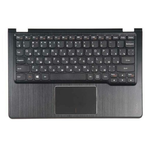 Клавиатура для ноутбука Lenovo Yoga 3-1170 с топкейсом, чёрный (5CB0H15235) клавиатура для ноутбука lenovo 5cb0z27687 черная с черным топкейсом
