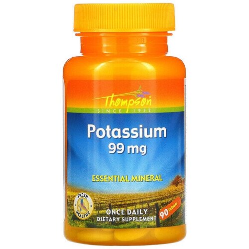 Тhоmрsоn, Роtassium, 99 mg, 90 Тab