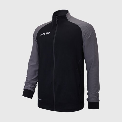 Олимпийка Kelme Олимпийка Kelme Training Jacket 3871300-021, размер XL, серый, черный олимпийка kelme размер xl черный синий