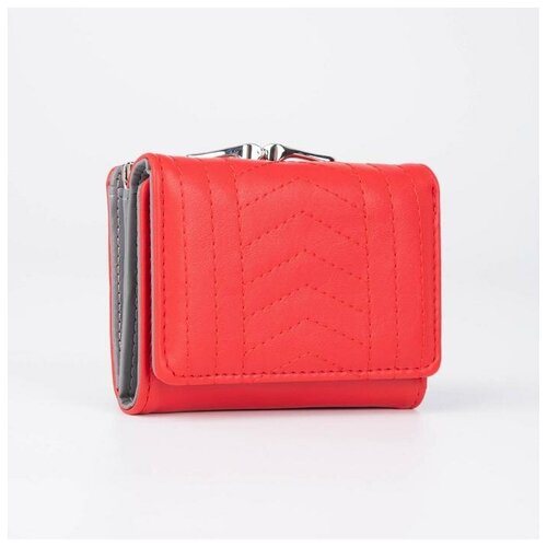 фото Кошелёк на кнопке, цвет красный нет бренда