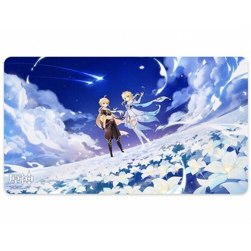 Коврик для мыши Genshin.Global Impact Theme Desk Mat: Twin Stars on Floral Sea