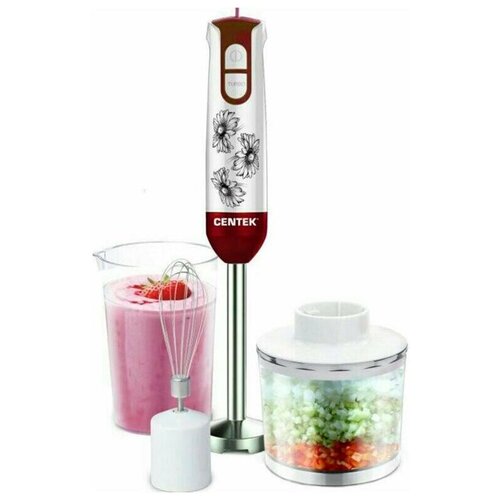 Блендер CENTEK CT-1336 белыйкрасный Flower 197400₽