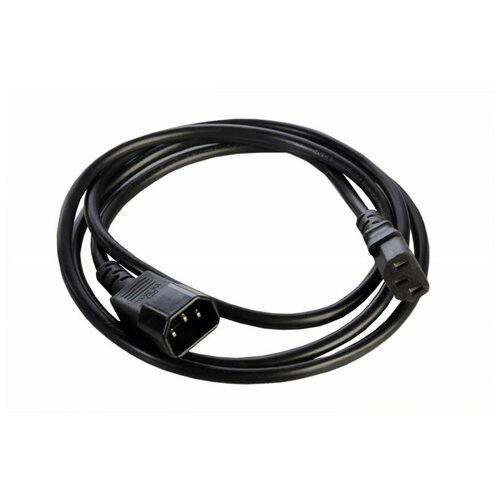 Шнур питания Rem R-10-Cord-C13-C14-1.8 C13-С14 проводник:3x1мм2 1.8м 220В 10А (упак:1шт) черный