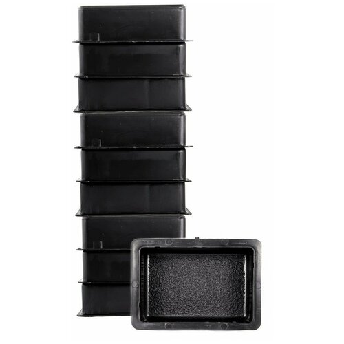 Форма для тротуарной плитки Брук одинарный крупная шагрень (18х12х6), набор из 10шт