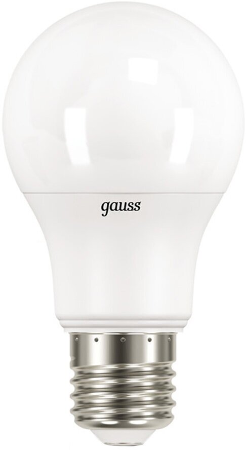 Лампа светодиодная Gauss E27 6500К 11 Вт 990 Лм 175-240 В груша тонированная диммируемая