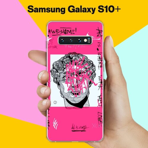 Силиконовый чехол на Samsung Galaxy S10+ Набор 13 / для Самсунг Галакси С10 Плюс