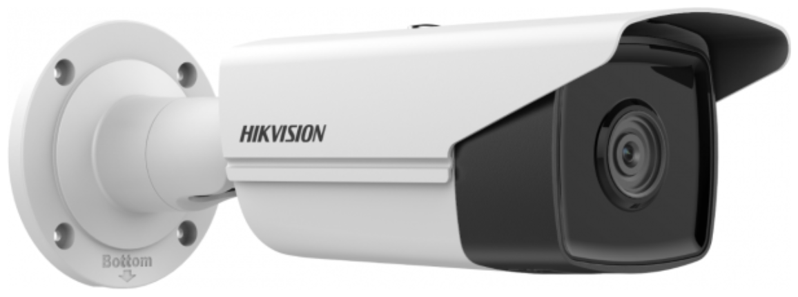 Видеокамера IP HIKVISION DS-2CD2T83G2-2I(4mm) 8Мп уличная цилиндрическая с EXIR-подсветкой до 60м и технологией AcuSense; объектив 4мм