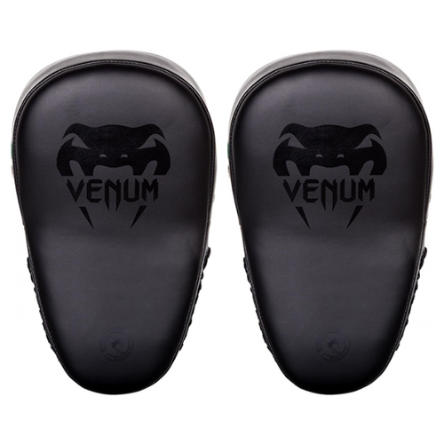 фото Лапы боксерские venum elite big focus mitts black/black (универсальный размер)