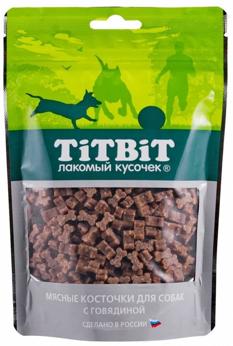 Titbit мясные косточки для собак с говядиной, 145 г