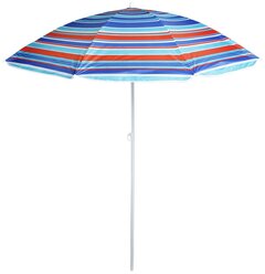 Maclay Зонт пляжный Maclay «Модерн», с серебристым покрытием, d=180 cм, h=195 см, цвет микс