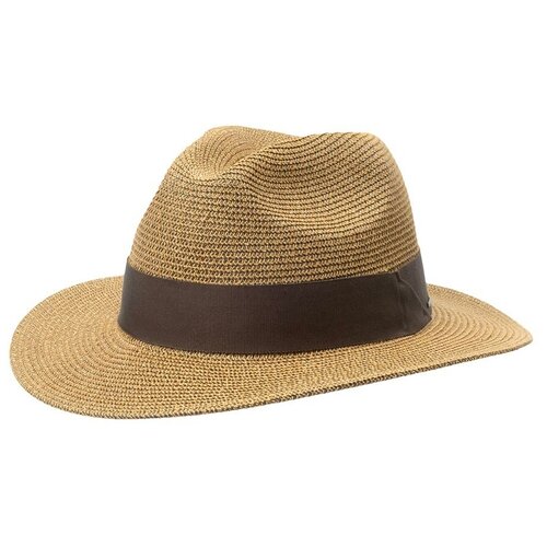 Шляпа Bailey, размер 57, коричневый шляпа федора bailey 70645bh powley размер 59